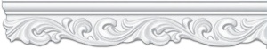 фото Плинтус потолочный инжекционный Формат 14014 Белый (28*53*1300 мм)