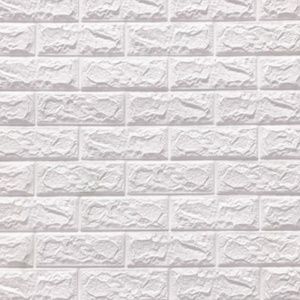 фото Панель самоклеющаяся Грейс Кирпич Белый вспененный ПВХ (700*770*4 мм)